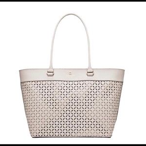 Kate Spade Ivory Huntington Perri Lane Large Tote